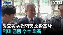 경찰, 강호동 농협중앙회장 소환 조사...뇌물 수수 혐의 / YTN