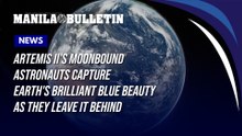 Artemis II's moonbound astronauts capture Earth's brilliant blue beauty as they leave it behind