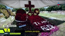 Un corazón con mil 200 rosas, así la decoración en la tumba del “Mencho”: