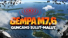 Gempa Magnitudo 7,6 Guncang Sulawesi Utara dan Maluku Utara