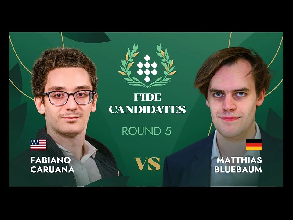 Another big win for Caruana!  Fabiano Caruana defeats Matthias Bluebaum in Round 5 of the FIDE Candidates Tournament 2026.  A powerful performance keeping the pressure on the Candidates leaderboard.  #chess #candidates2026 #caruana #bluebaum #grandmaster