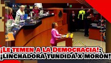 🔥🚨¡NO TENGAN MIEDO A LA DEMOCRACIA! ¡”LA LADY LINCHADORA” es APLASTADA por el SENADOR MORÓN!