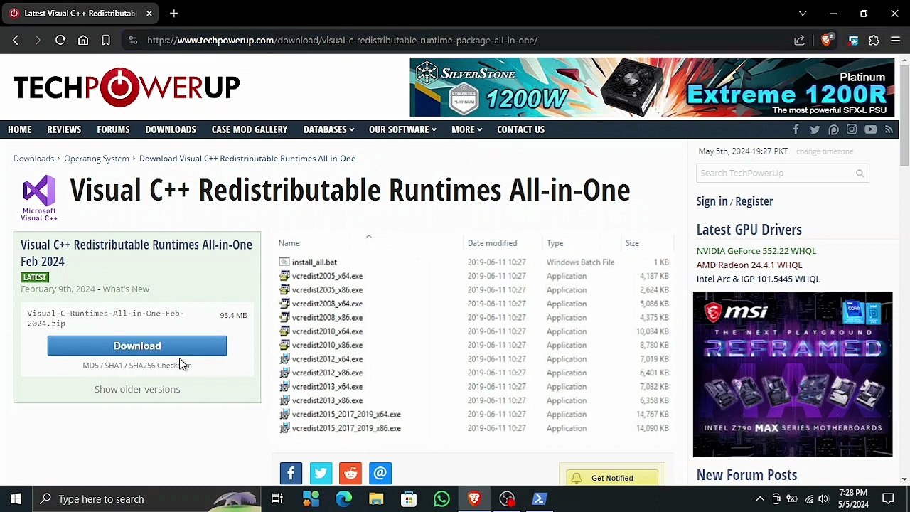 M AYAN SAJID - HOW TO INSTALL ALL MICROSOFT VISUAL C++ REDISTRIBUTABLE RUNTIME PACKAGES WITH A SINGLE BATCH INSTALL