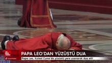 Papa Leo, Kutsal Cuma ritüeli olarak yüzüstü yere uzanıp dua etti