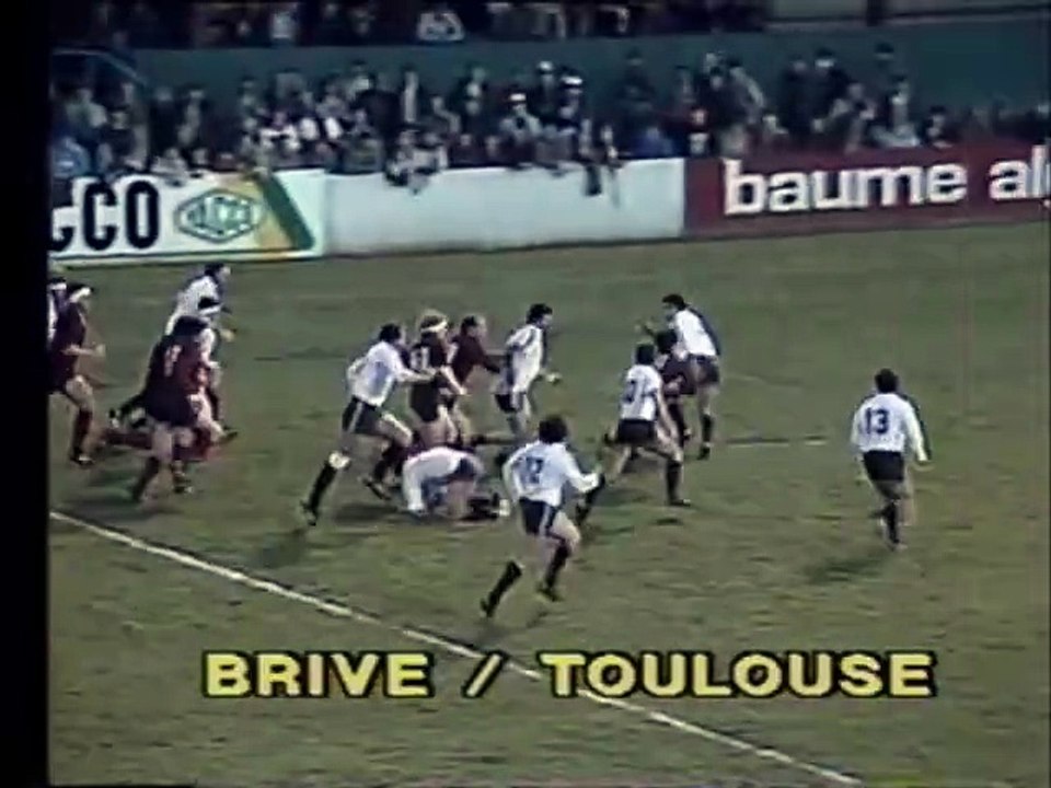 BRIVE - TOULOUSE - 1985 -SAISON 1984/1985 -