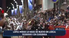López Miras lo hace de nuevo en Lorca: Teodosio I en cuádriga