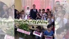 Bu düğün herkese örnek oldu: Takı istemediler yetimleri davet ettiler