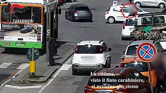 Livorno, si finge maresciallo per truffare un'anziana. Il momento dell'arresto