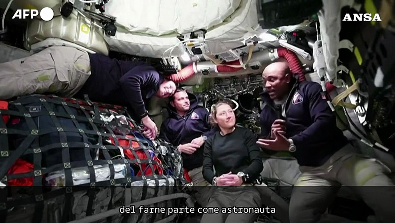 Missione Artemis, l'entusiasmo degli astronauti a bordo della Orion