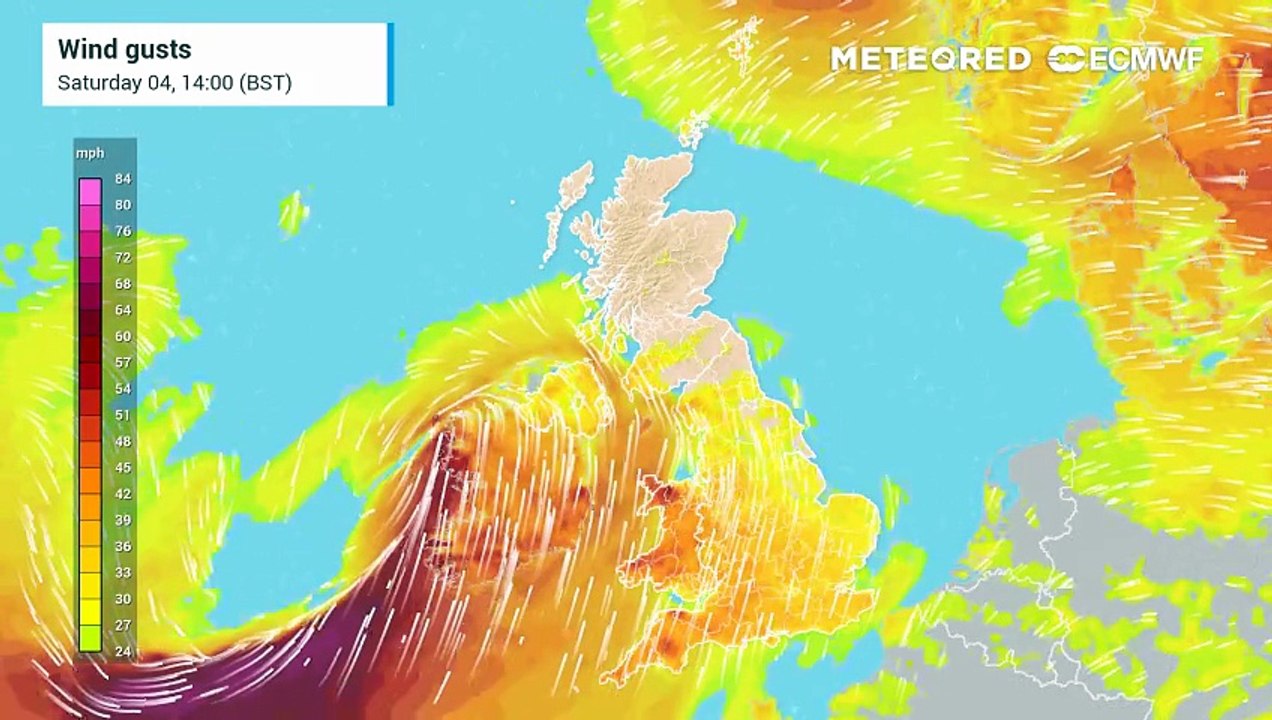Storm Dave arrives with 90mph winds and blizzards before temperatures soar next week