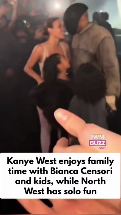 Hollywood rapper Kanye West enjoys precious family time with wife Bianca Censori and kids, while North West enjoys some solo time at sofi stadium concert