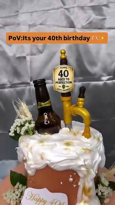 POV: You’re 40 and Aged to Perfection! 🍺🎂 #Shorts