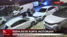 Esenler'de teslimata giden kuryenin motosikletinden siparişler ve taşınabilir şarj cihazı çalındı