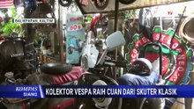 Pria Asal Balikpapan ini Raup Untung dari Koleksi Vespa yang Capai Ratusan Unit