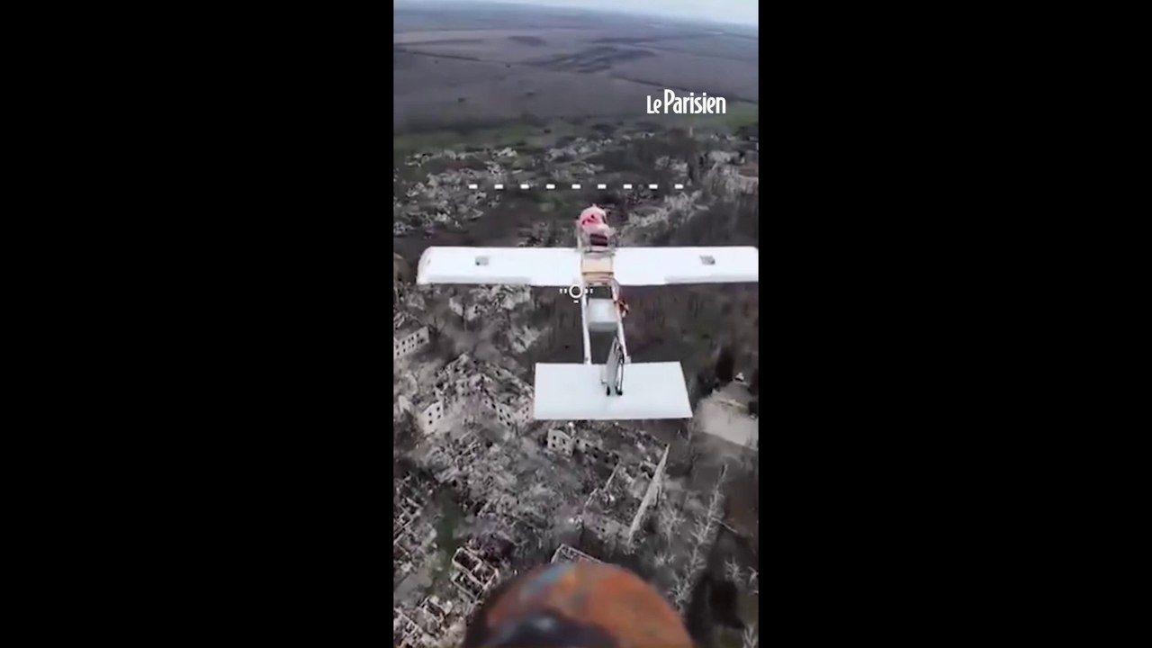 Un drone ukrainien abat un drone russe avec un fusil