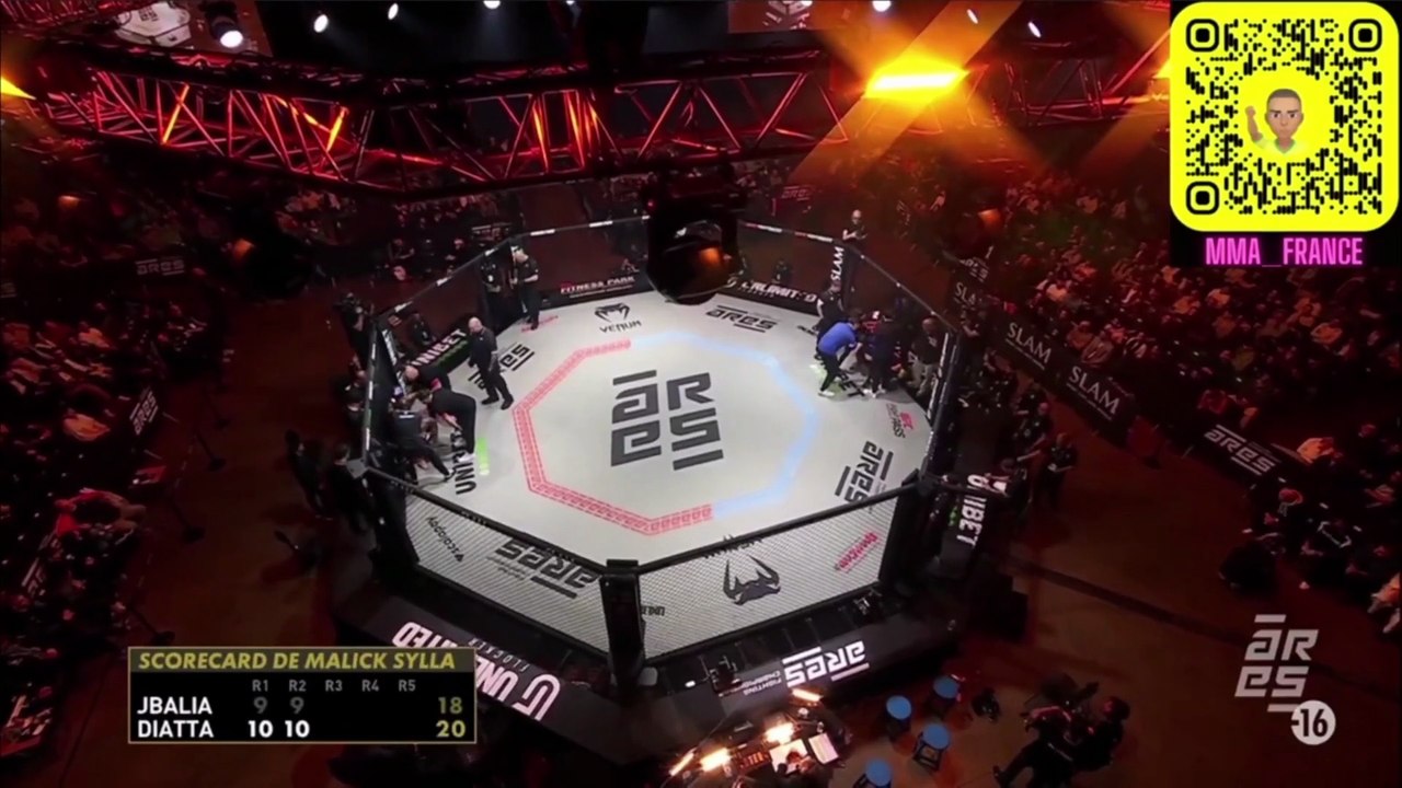 Fabacary Diatta vs  Ghassen Jbalia - ARES 39 (full fight)