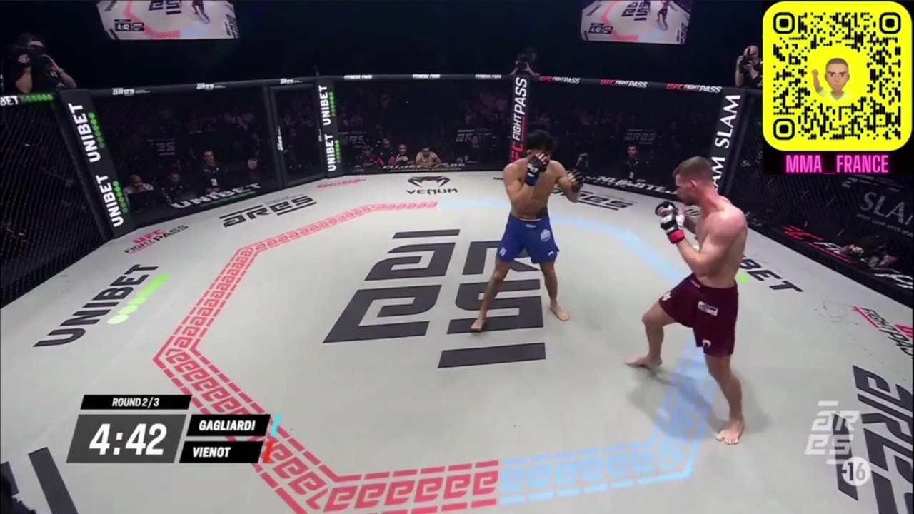 Jimmy Vienot vs Mario Gagliardi - ARES 39 (full fight)