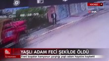Freni boşalan kamyon dehşet saçtı