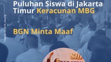 Puluhan Siswa di Jakarta Timur Keracunan MBGBGN Minta Maaf