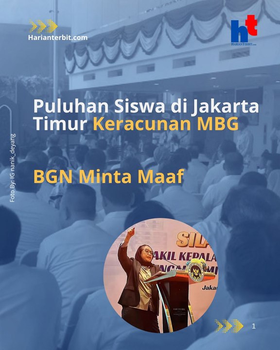 Puluhan Siswa di Jakarta Timur Keracunan MBGBGN Minta Maaf