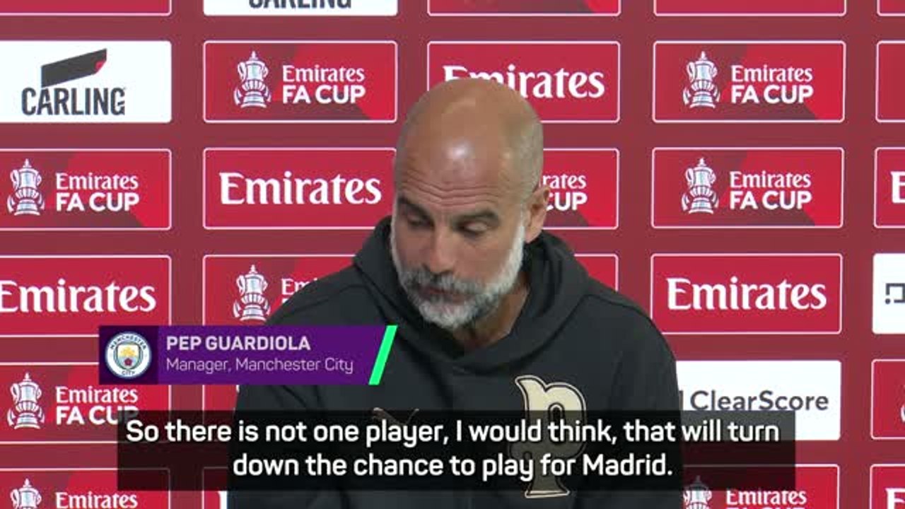 Guardiola wouldn't block a Rodri Real Madrid move