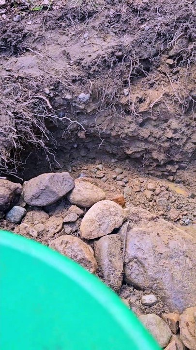 Gold prospecting in streams and this is the result at the end of the day.