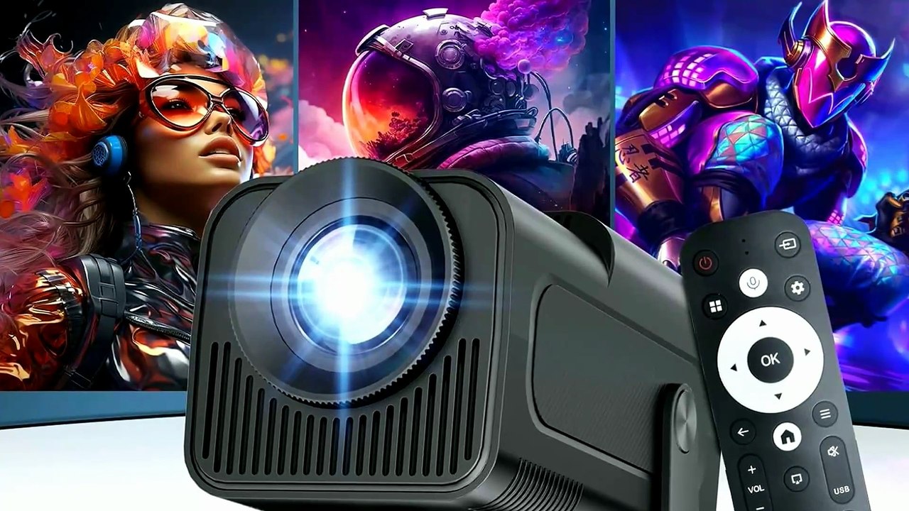 Salange Smart Projector: Netflix Compatible