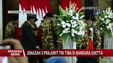 Persiapan Upacara Penghormatan 3 Jenazah Prajurit TNI Gugur di Lebanon di Bandara Soetta