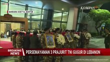 TNI Siapkan Pesawat Militer untuk Mengantar Jenazah 3 Prajurit yang Gugur di Lebanon ke Rumah Duka