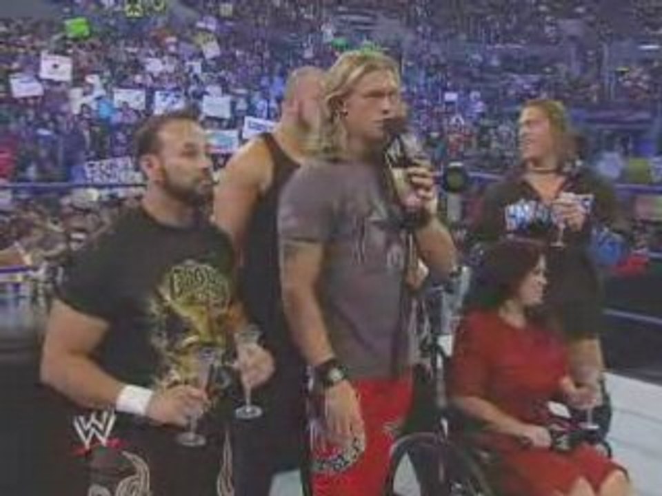 Edge and Vickie announce their wedding date