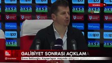 Emre Belözoğlu: Kayserispor maçında aldığımız galibiyetten memnunuz.