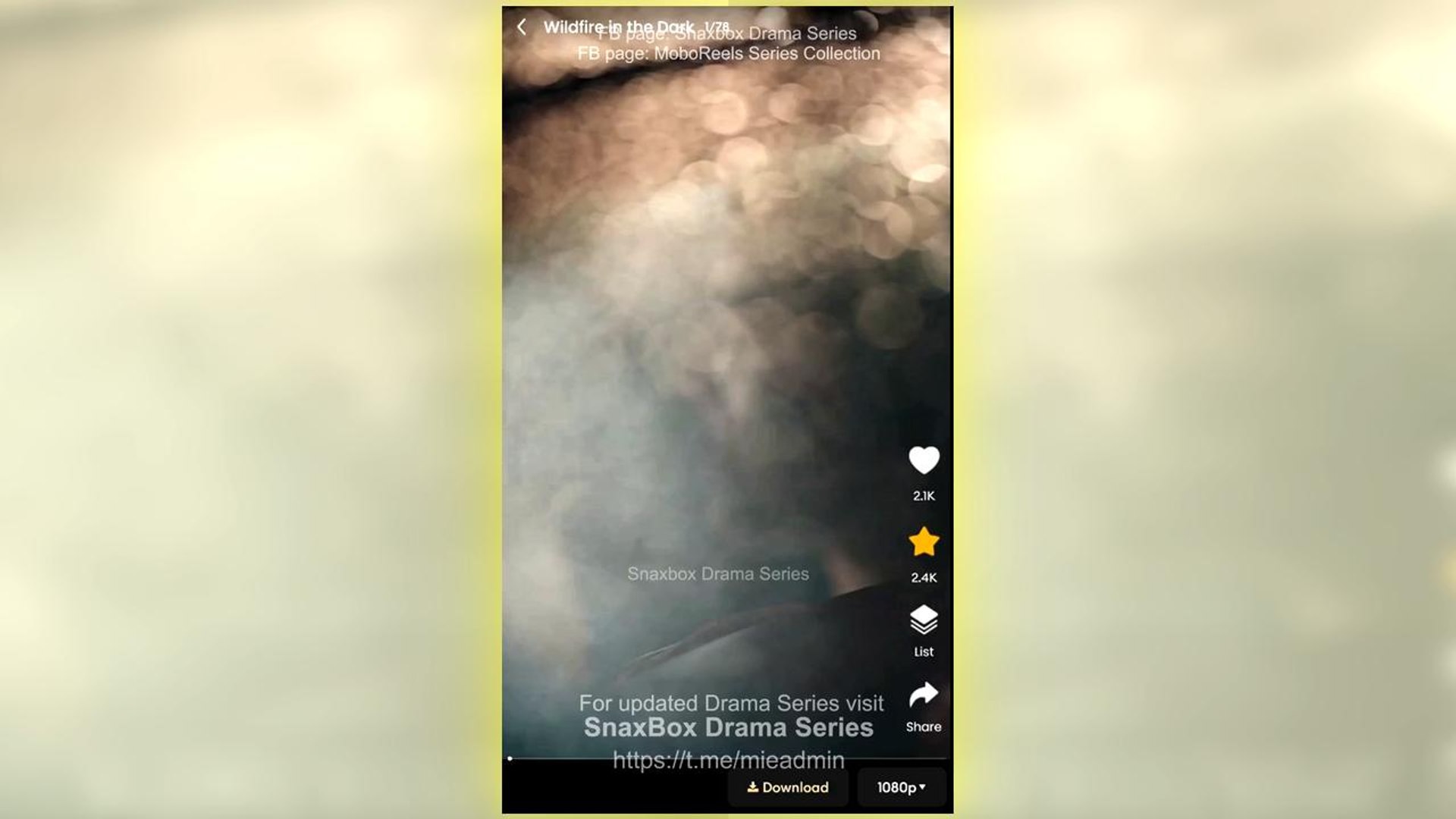 ⁣Wildfire In The Dark Full Hd