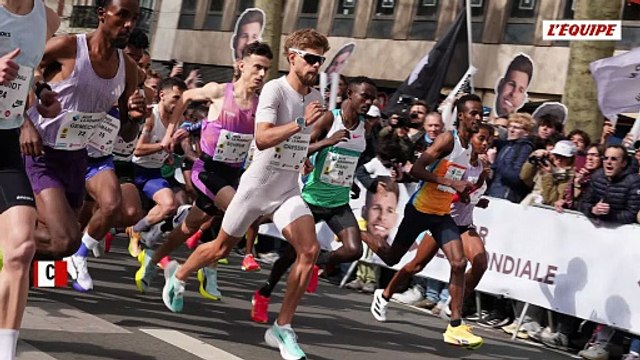 Record d'Europe pour Jimmy Gressier en 12'51 sur le 5 km - Athlé - Urban Trail Lille