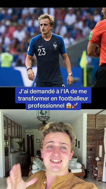 J'ai demandé à l'IA de me transformer en footballeur professionnel 😱🚀