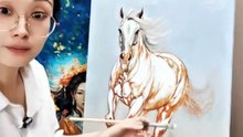 Majestic Horse Painting in 60 Seconds!