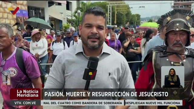 Trujillo realiza el tradicional Viacrucis Viviente Pasión, Muerte y Resurrección de Jesucristo