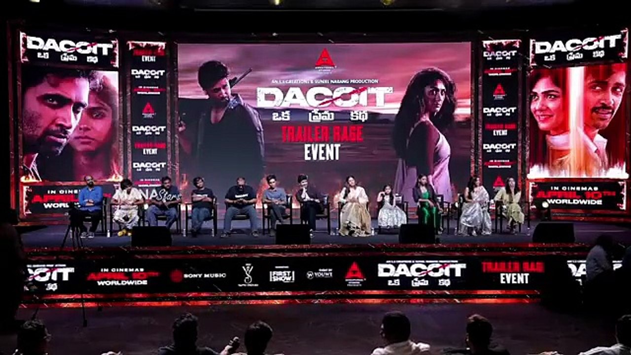 Adivi Sesh, Mrunal Thakur and #Dacoit Movie Team Q & A With Telugu Media