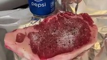 She gets creative with steak