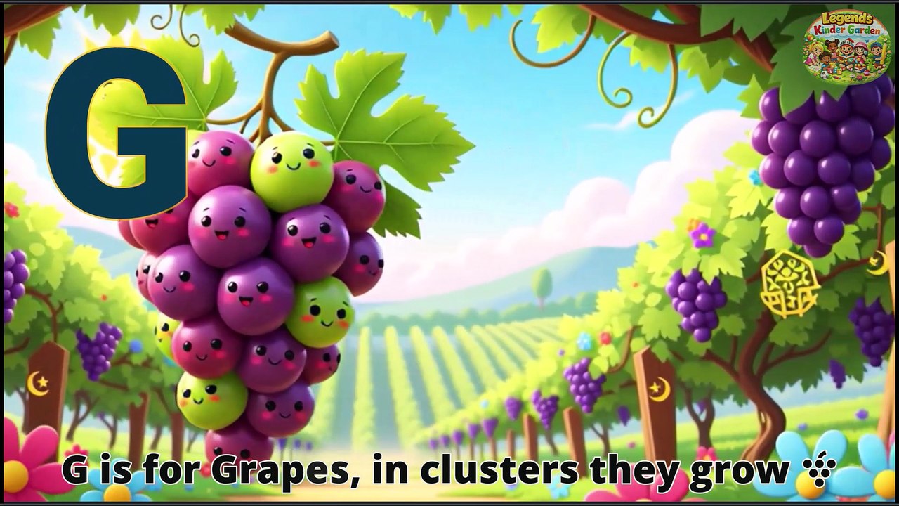 Fruits A to Z  learning🍎