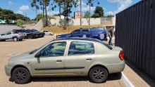 Guarda Municipal recupera Renault Clio roubado, em Mecânica no bairro Brasília