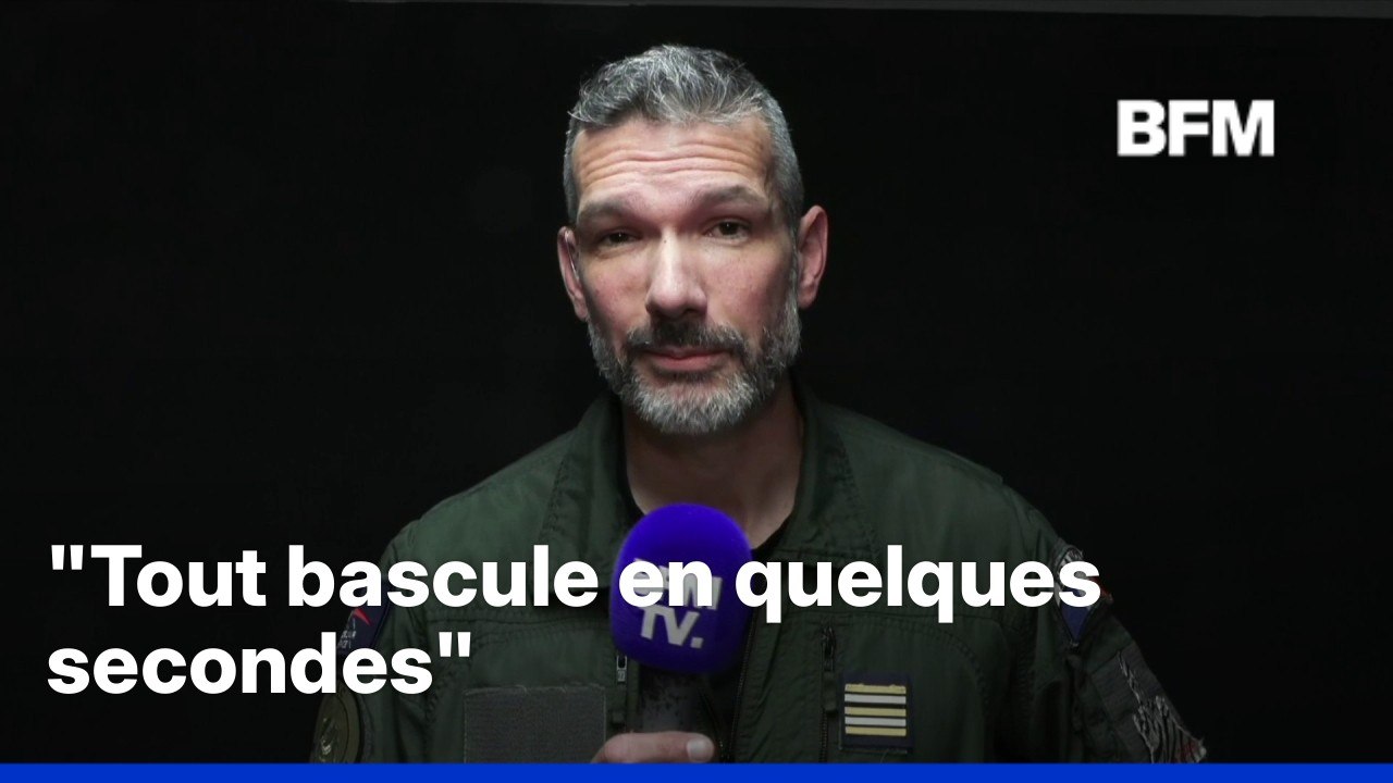 Lieutenant Colonel Alexandre, pilote de chasse éjecté en 2011 en Afghanistan, témoigne sur BFMTV