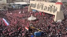Migliaia di persone in piazza a Baghdad contro gli attacchi di Usa e Israele nella regione