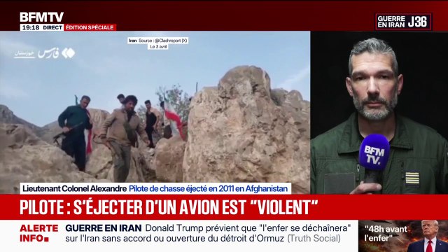 On est entraîné à résister aux interrogatoires : lieutenant colonel Alexandre, pilote de chasse éjecté en 2011 en Afghanistan, témoigne sur BFMTV