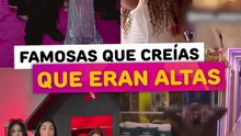 Famosas que creías que son altas pero son muy bajitas