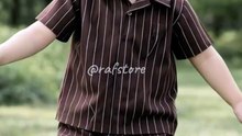 Setelan Anak 1–7 Tahun Knit Stripe Premium