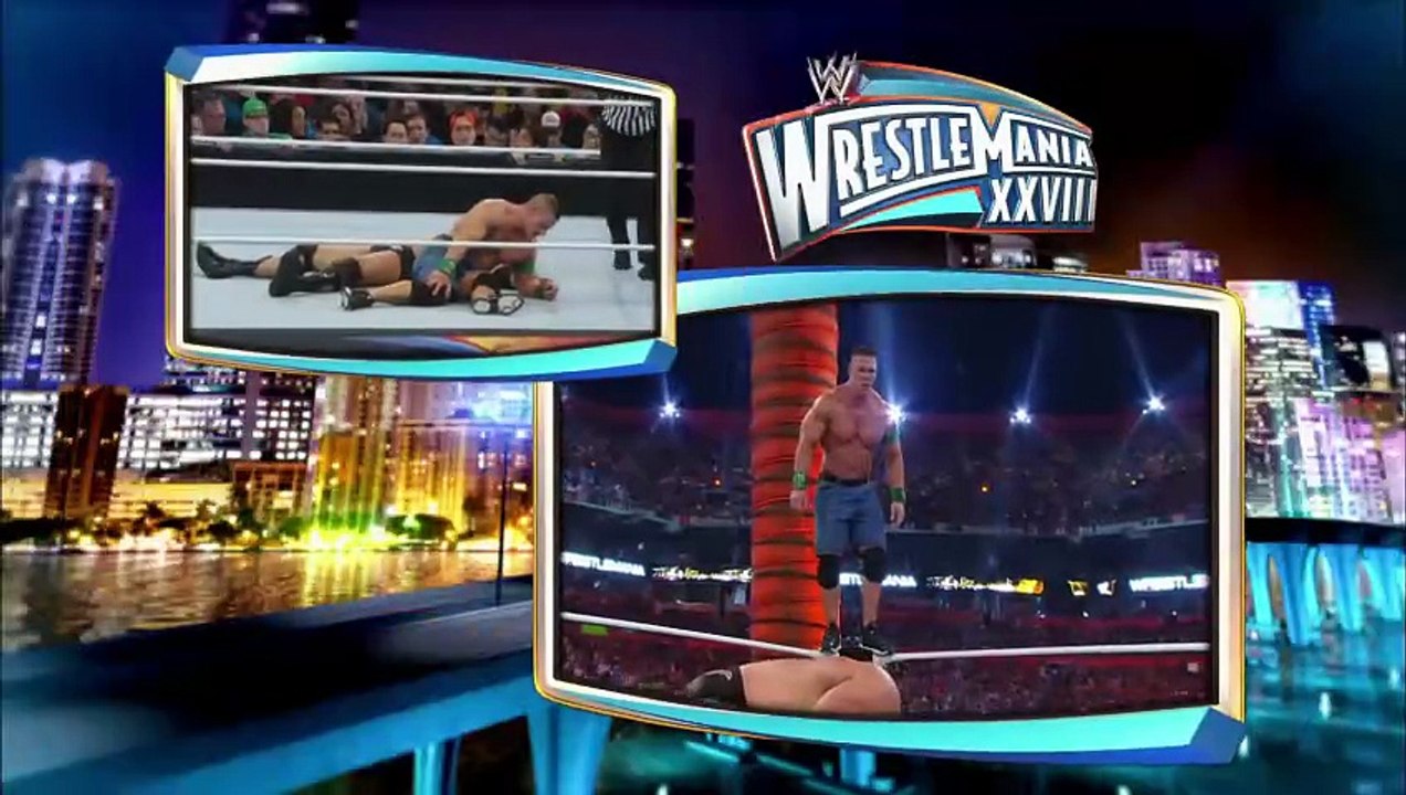 FULL WRESTLEMANIA MATCHES The Rock vs. John Cen...