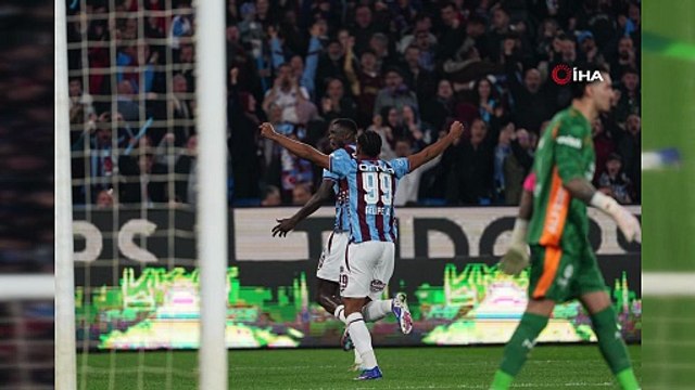 Trendyol Süper Lig: Trabzonspor: 1 - Galatasaray: 0 (İlk yarı) | Ajansspor | IHA