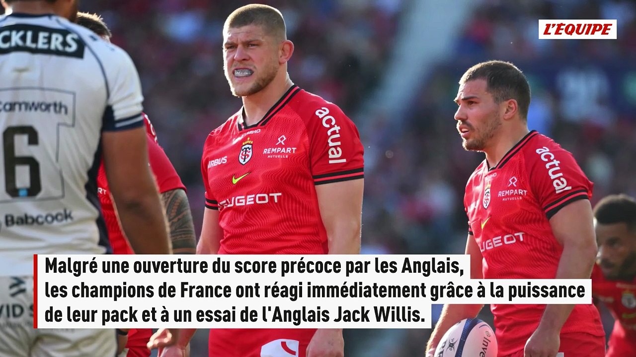 Toulouse écrase Bristol et se qualifie en quarts de finale - Rugby - Coupe des champions