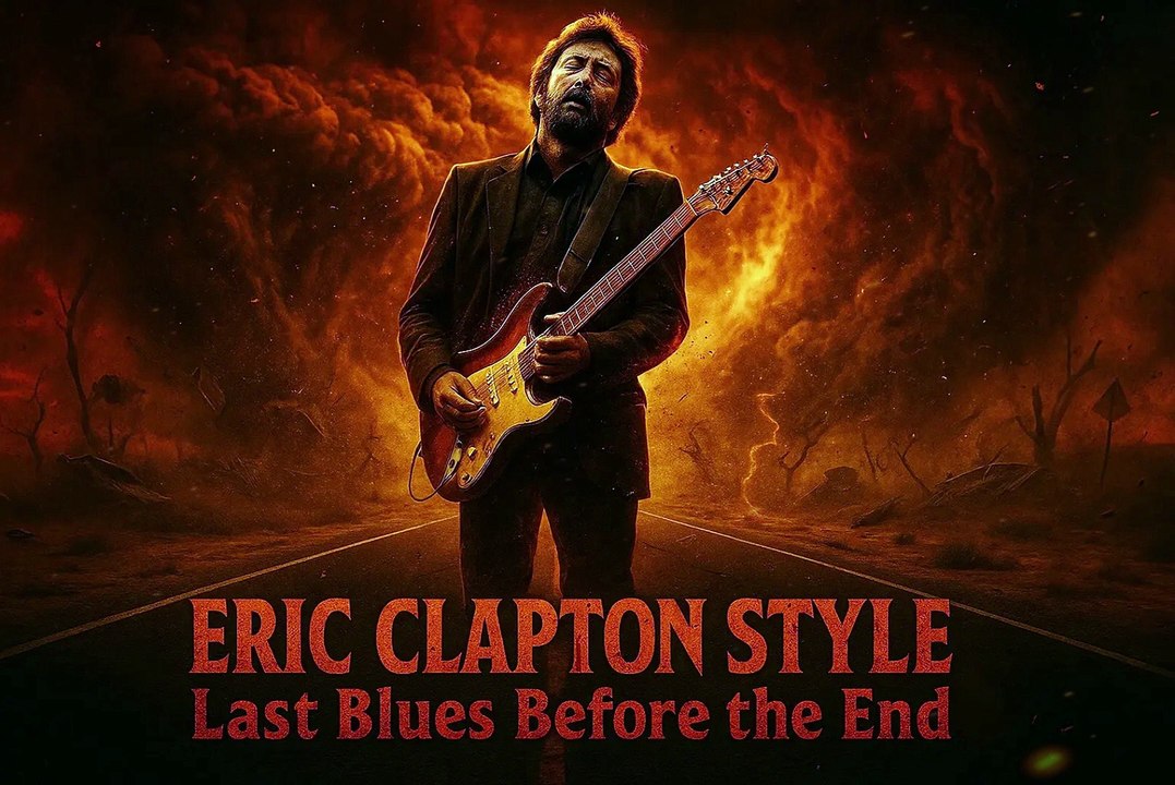 Eric Clapton Style | Last Blues Before the End | Soulful Blues Guitar