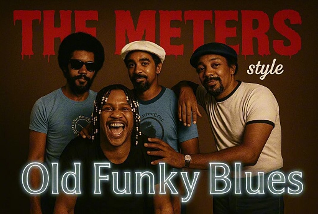 The Meters Style | Old Funky Blues | Vintage Funk Blues Jam